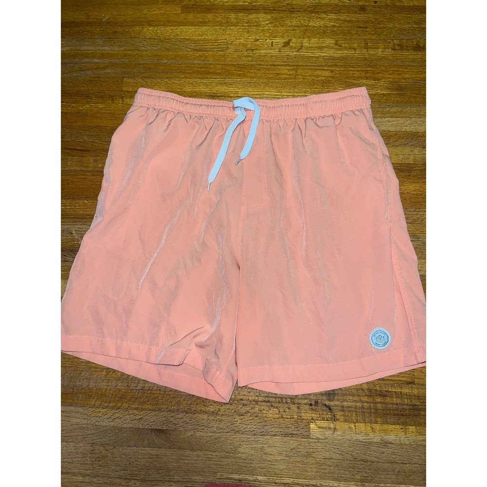 Brooklyn Cloth Surf Ave‎ Mens XL Peach Coral Mesh Lined Swim Trunks Board Shorts
